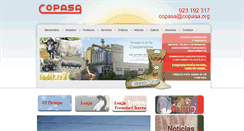 Desktop Screenshot of copasa.org