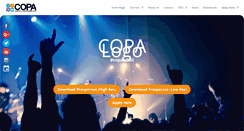 Desktop Screenshot of copasa.co.za